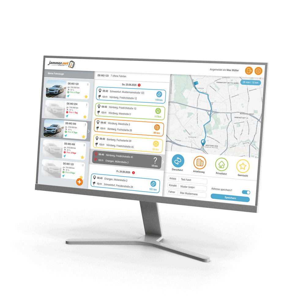 jammer.net – Portal Screenshot